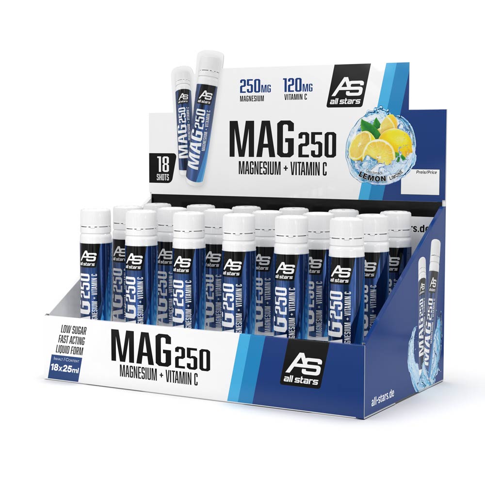 MAG 250 LIQUID, 25 ml x 18 vnt. - etiketė