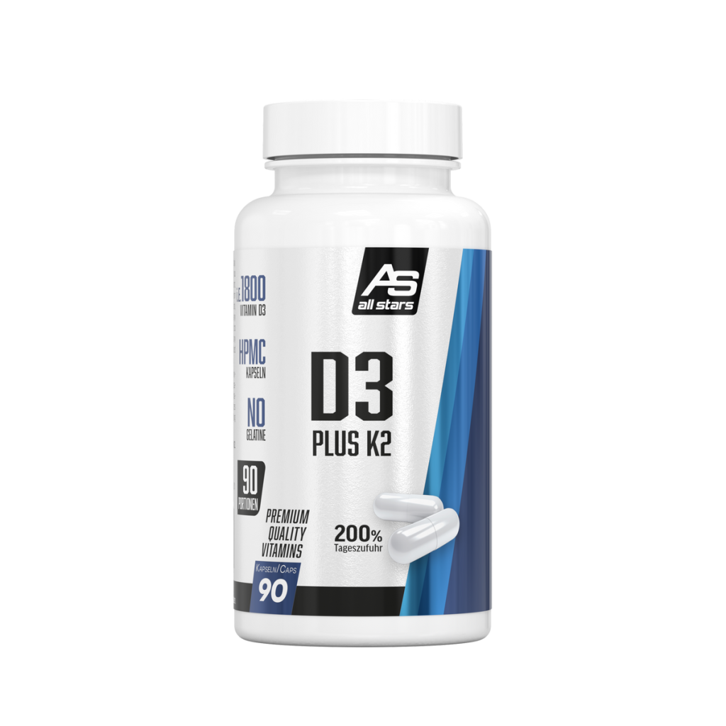 PURE D3 + K2, 90 kapsulių