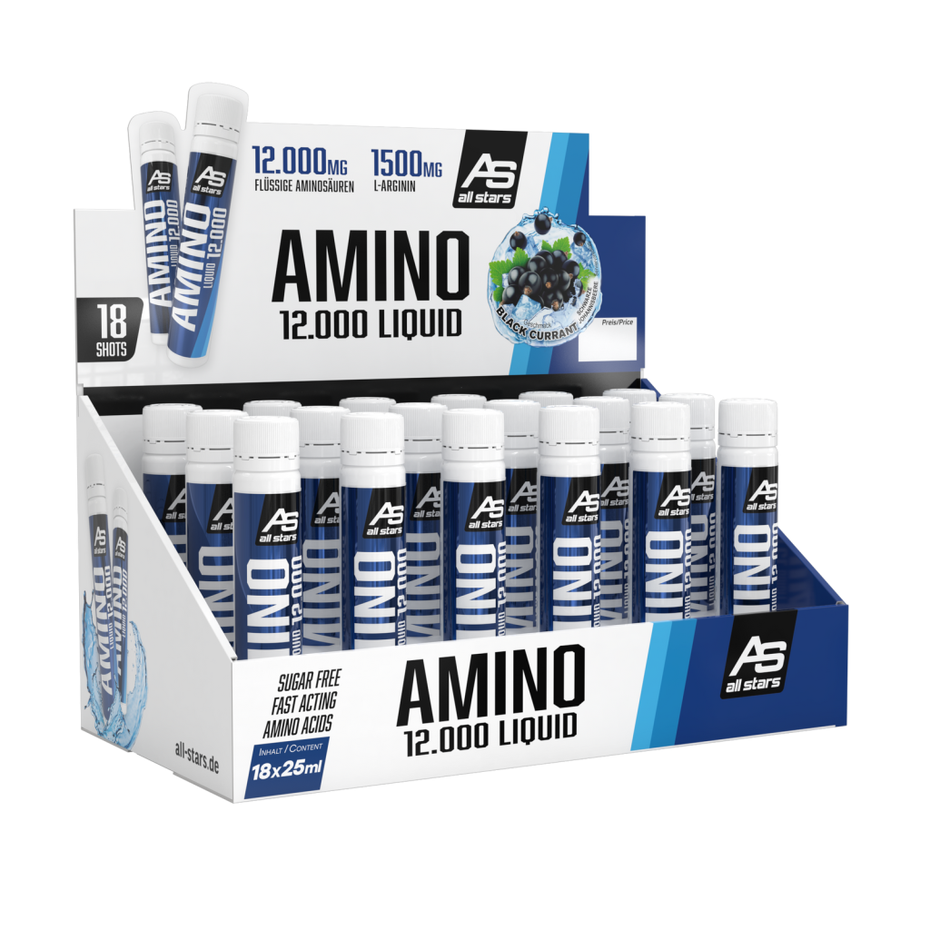 AMINO 12000, 25 ml x 18 vnt. - etiketė