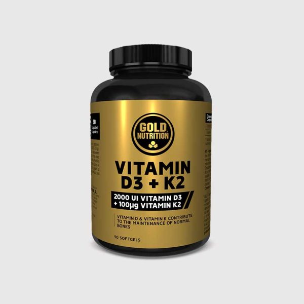 VITAMIN D3+K2, 90 kapsulių