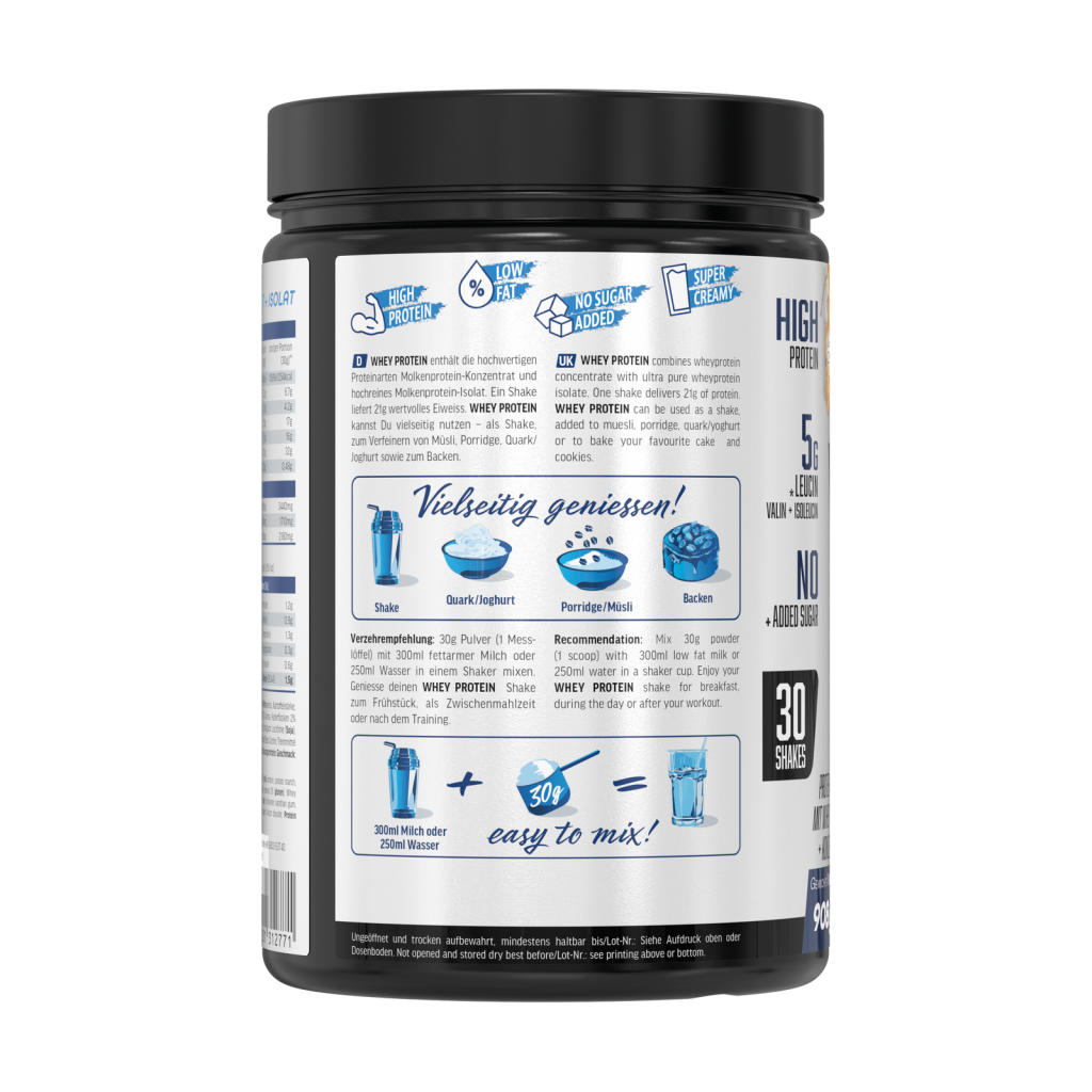 WHEY PROTEIN, 908 g - etiketė
