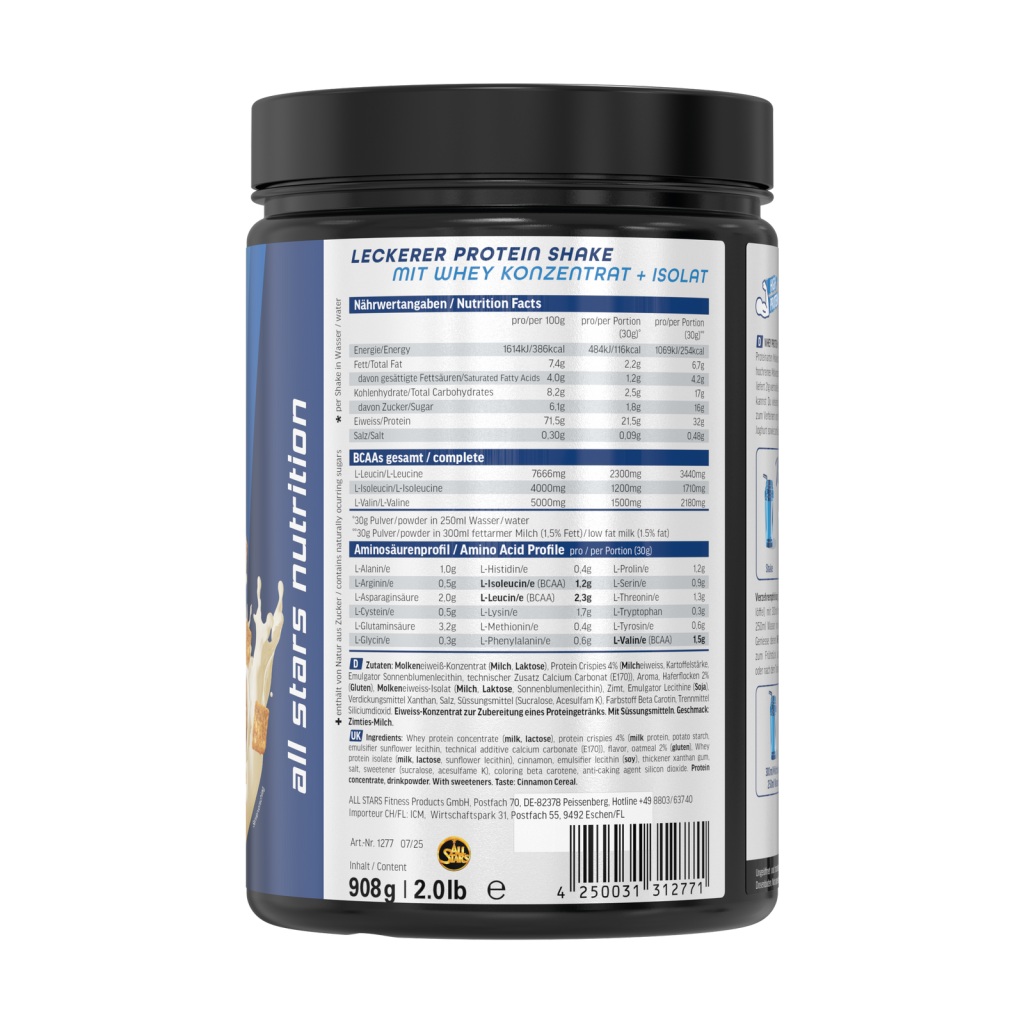 WHEY PROTEIN, 908 g - etiketė