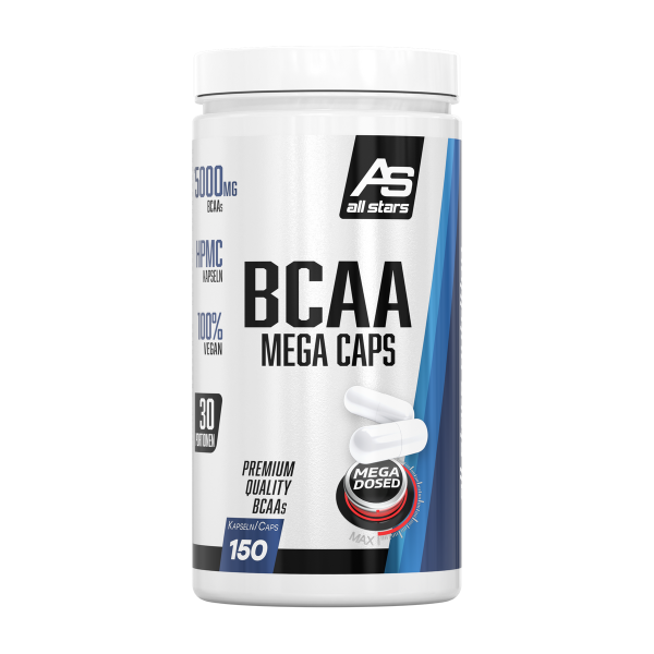 BCAA MEGA CAPS,150 kapsulių