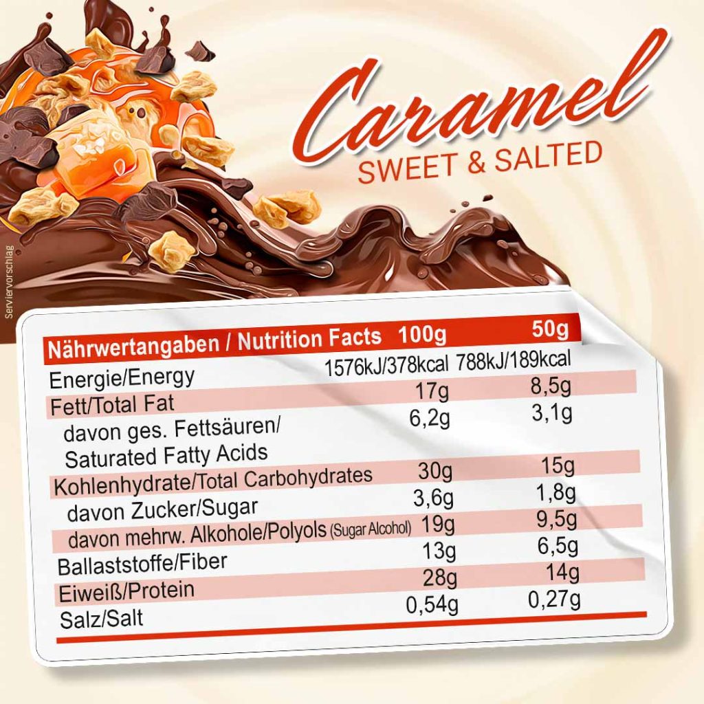 PROTEIN COOKIE CHRUNCH, 50 g - etiketė