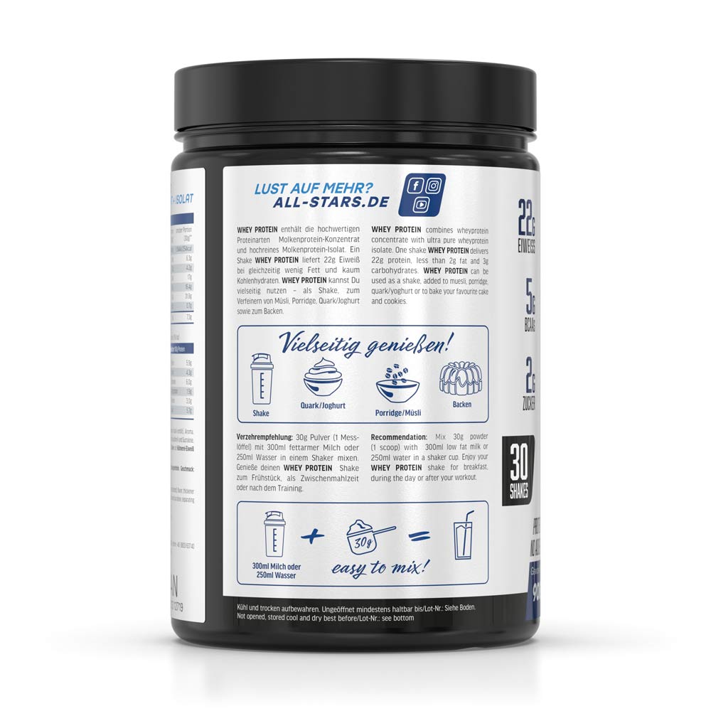 WHEY PROTEIN, 908 g - etiketė