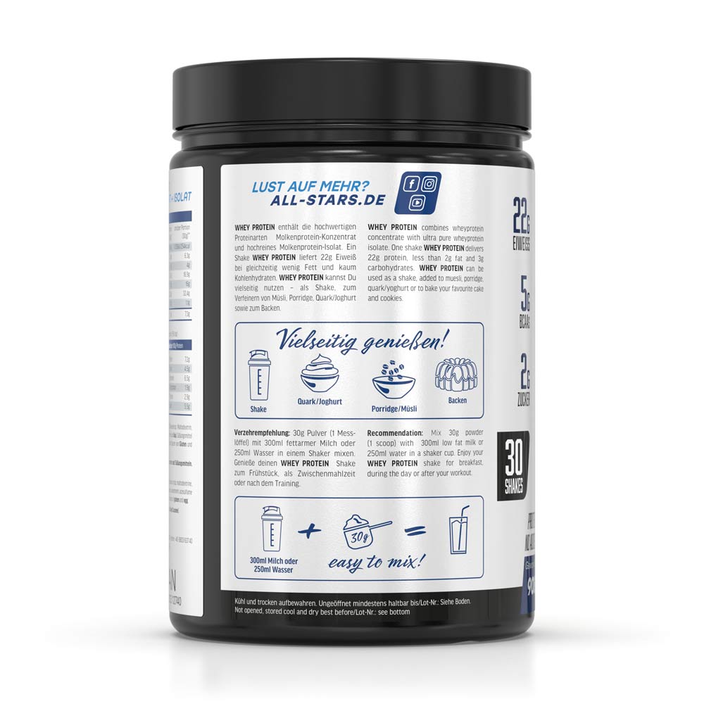 WHEY PROTEIN, 908 g - etiketė