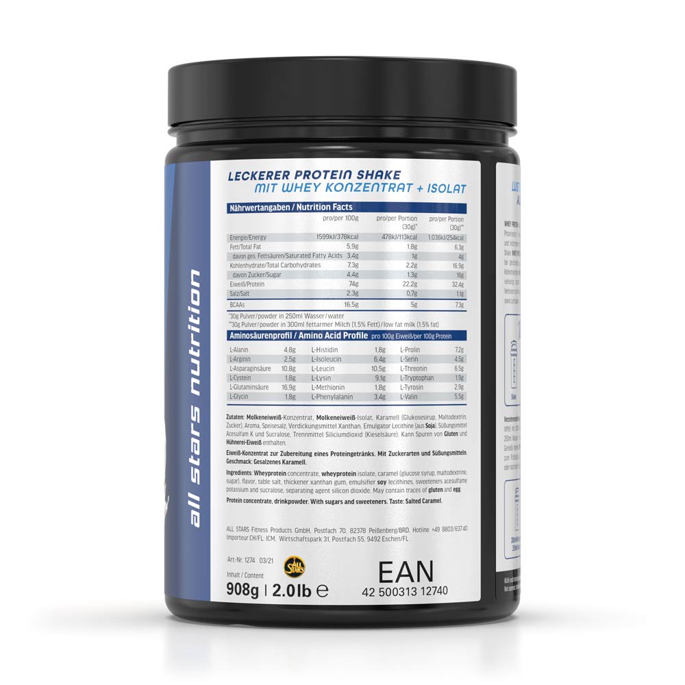 WHEY PROTEIN, 908 g - etiketė