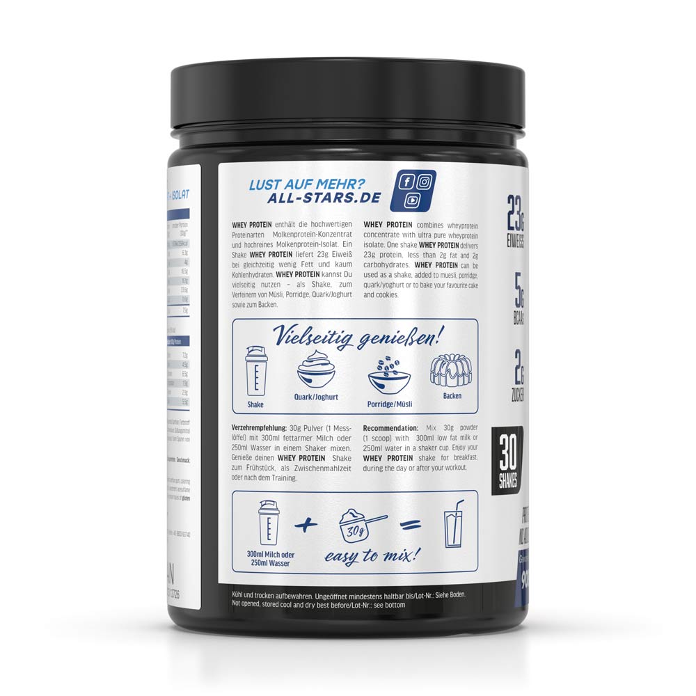 WHEY PROTEIN, 908 g - etiketė