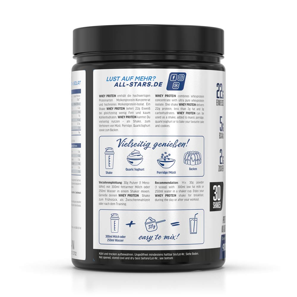 WHEY PROTEIN, 908 g - etiketė