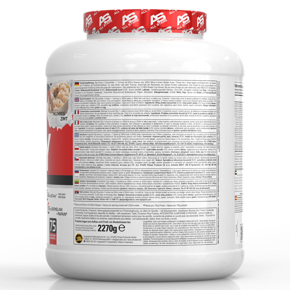WHEY 100%, 2270 g - etiketė