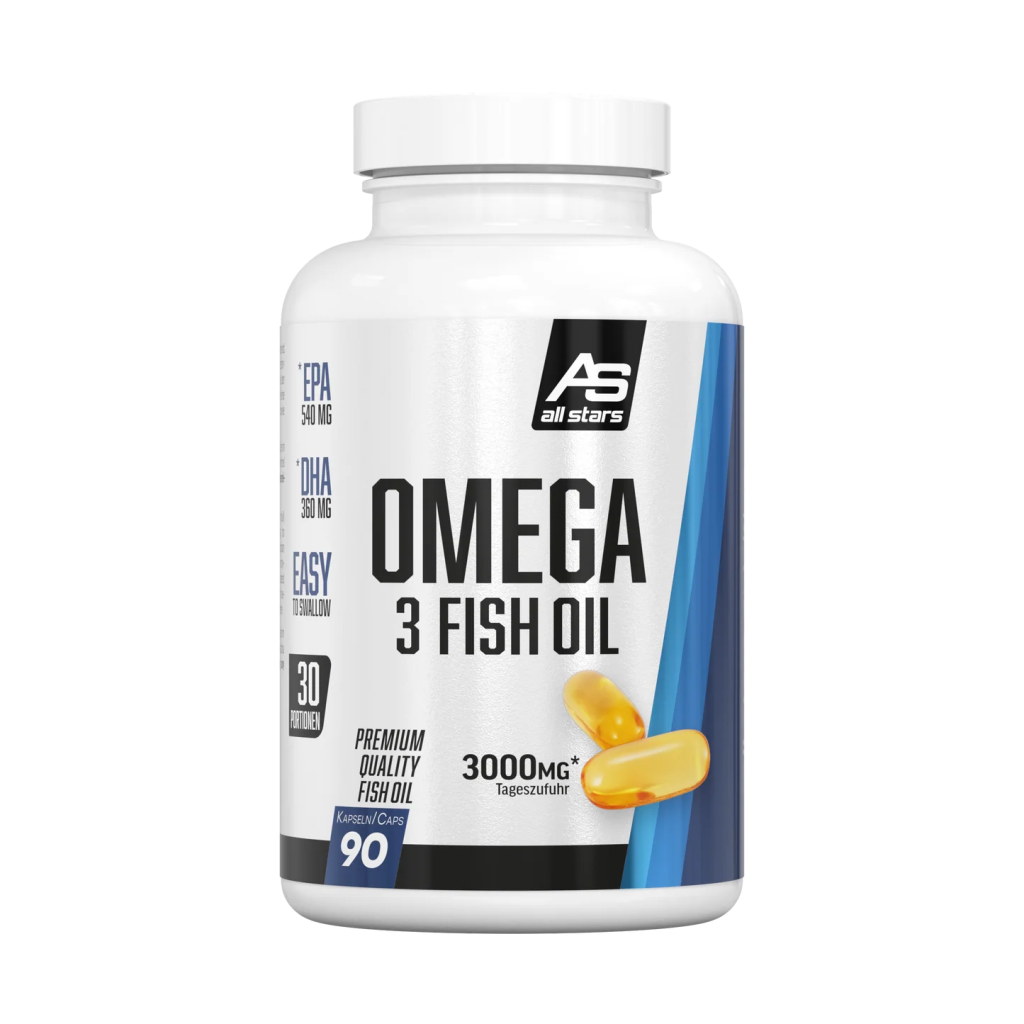OMEGA 3 fish oil, 90 kapsulių
