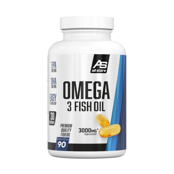 OMEGA 3 fish oil, 90 kapsulių
